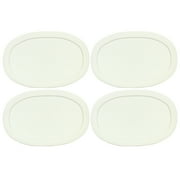 Corningware Replacement Lid F-15-PC 15oz French White Plastic Oblong Lid Cover 4-Pack