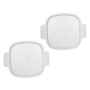 Corningware Stovetop A-1-PC 1.5qt/1.4L White Storage Lid 2-Pack for Square Casserole Dishes sold separately