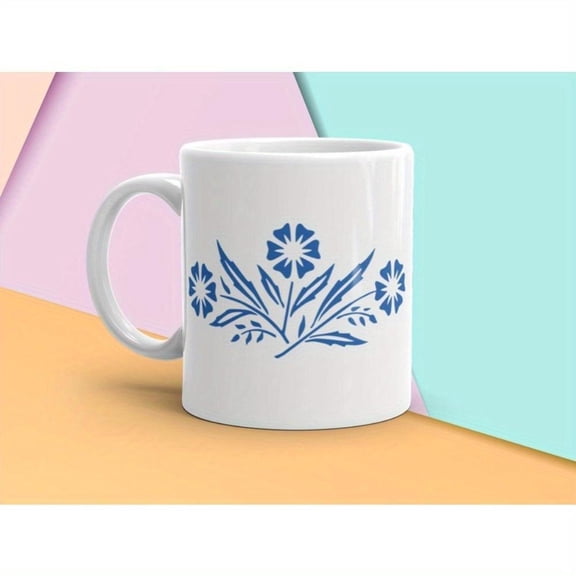 Corningware Vintage Blue Cornflower Vintage Corningware Blue Cornflower 11oz Coffee Mug Reproduction 1 Count Blue Flower Mom s Vintage Kitchen Cassero