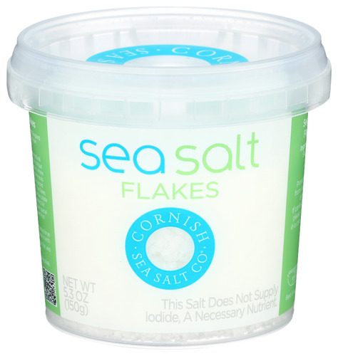 Cornish Sea Salt Flakes 5.3 oz (Pack of 8)