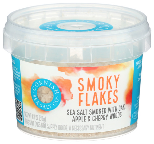 Cornish Sea Salt Smoky Flakes 1.8 oz (Pack of 8)