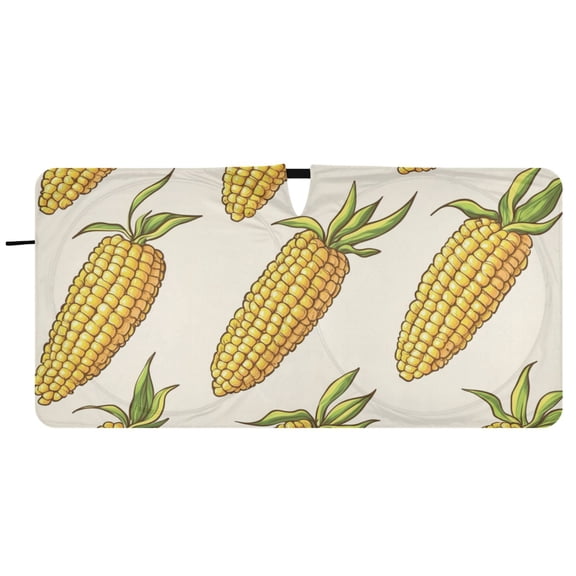 Corns Car Windshield Sun Shade Foldable Front Window Shades Cover Sun Visor Shield Block