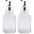 thumbnail image 1 of Cornucopia 16 Ounce Glass Foaming Soap Dispensers (2-Pack; 16oz ), 1 of 6