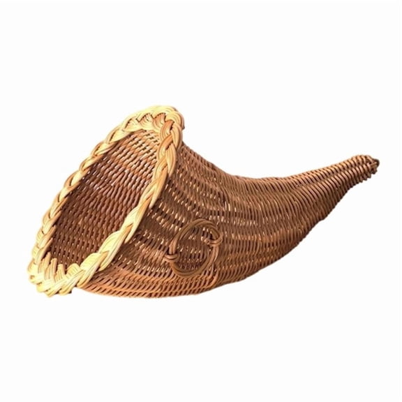 Cornucopia Basket for Thanksgiving Tabletop Centerpieces