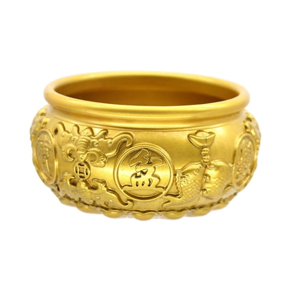 Cornucopia Bowl Brass Table Centerpiece Feng Shui Prosperity Symbol 6CM for Small Items Office Farmhouse Restaurant