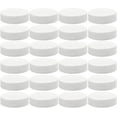 thumbnail image 1 of Cornucopia Brands Regular Mouth Plastic Mason Jar Lids, Unlined (24-Pack); Standard Size 70-450 White Plastic Caps for Mason Jars, 1 of 10