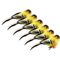 thumbnail image 1 of Cornucopia Brands Yellow Goldfinches (6-Pack); Artificial Bird Ornaments for Crafts, Christmas Tree and Seasonal Displays and Wreaths, 2.5 x 4 Inches, 1 of 6