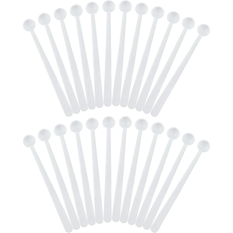 Cornucopia Mini Scoops Measuring Spoons (24-Pack); Micro 1/32 Teaspoon or 150 Milligram Measure for Cosmetics, Medicine, Powder, and Natural
