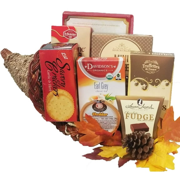 Cornucopia of Cheer Holiday Gourmet Gift Basket (Small)
