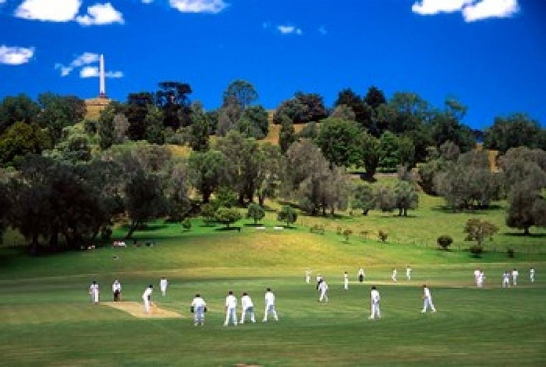 Cornwall Cricket Club Auckland New Zealand Canvas Art - David Wall DanitaDelimont (36 x 24)