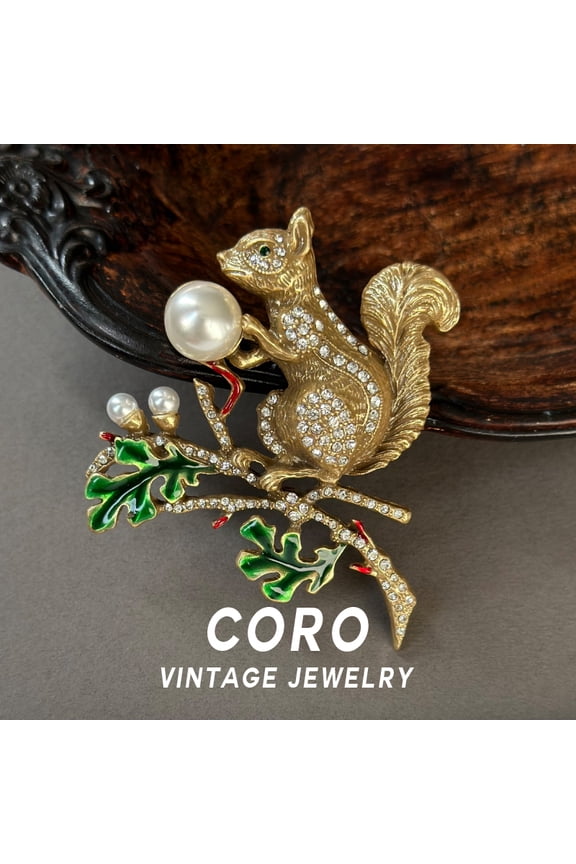 Coro Vintage Niche Luxury Lightweight Coats & Accessories: Suits, Sweaters, Squirrel Brooches, Corsages