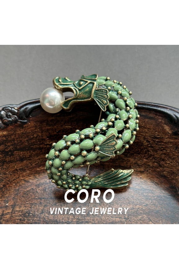 Vintage Niche Luxury Retro New Chinese-Style Enamel Dragon Brooch for Women's Suit Undergarments and Accessories