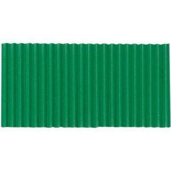 Corobuff Fade Resistant Solid Color Corrugated Paper Roll, 48 in. x 25 ft., Emerald Green