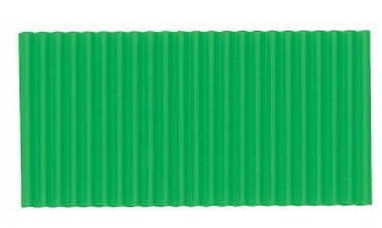 Corobuff Solid Color Corrugated Paper Roll, 48 Inches x 25 Feet, Apple Green