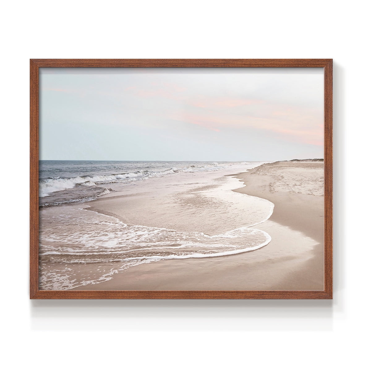 Corolla Soft Shore by Natalie Carpentieri - Restickable Framed Giclée Print