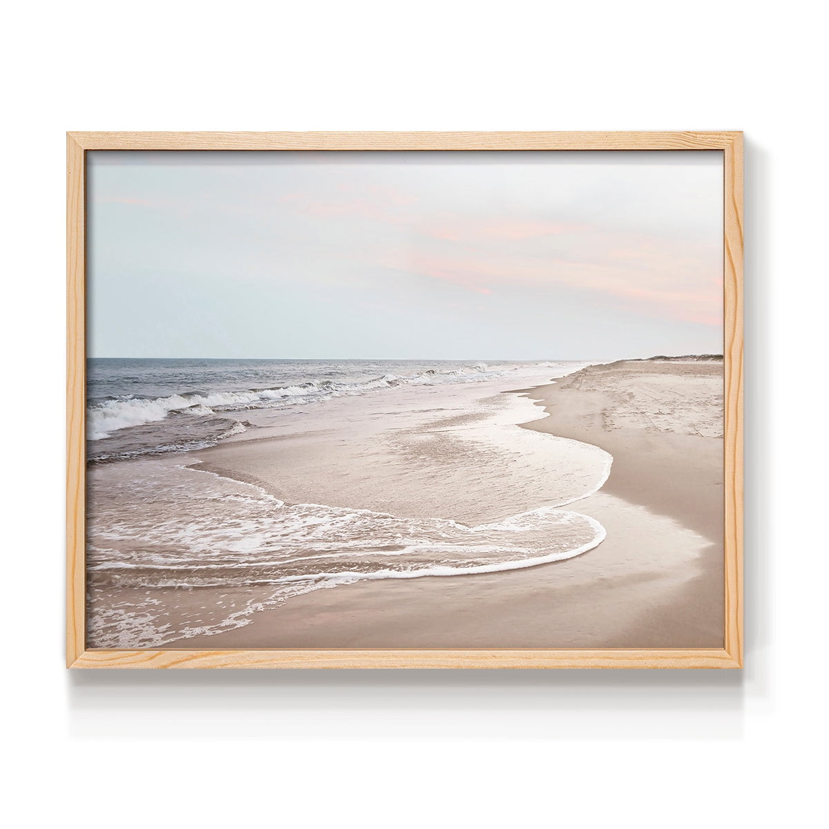 Corolla Soft Shore by Natalie Carpentieri - Restickable Framed Giclée Print