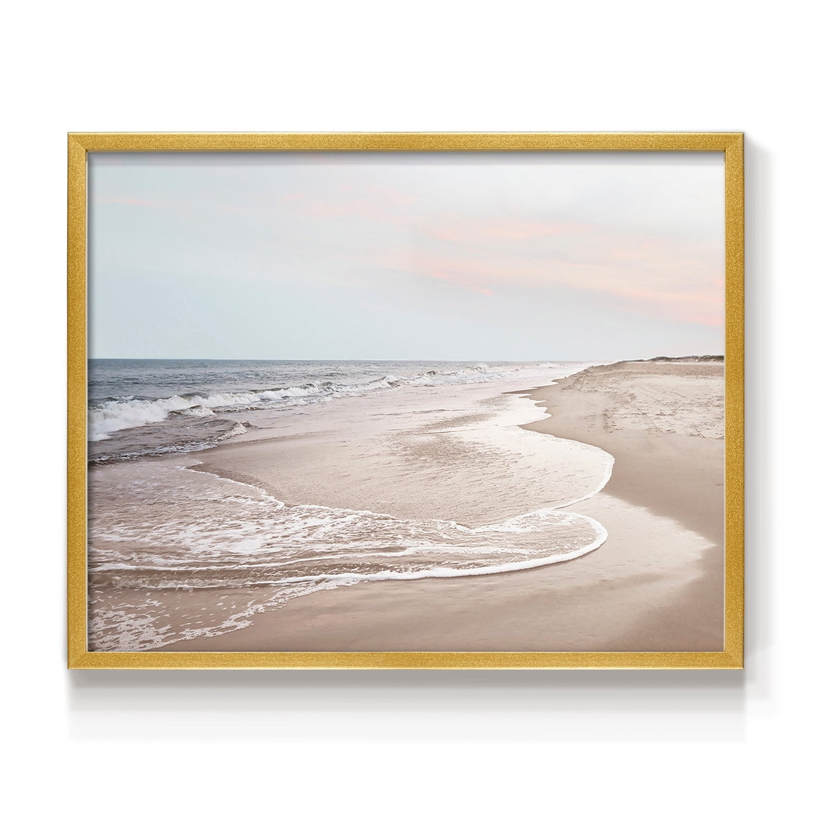 Corolla Soft Shore by Natalie Carpentieri - Restickable Framed Giclée Print