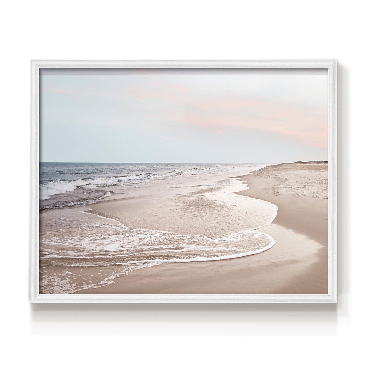 Corolla Soft Shore by Natalie Carpentieri - Restickable Framed Giclée Print