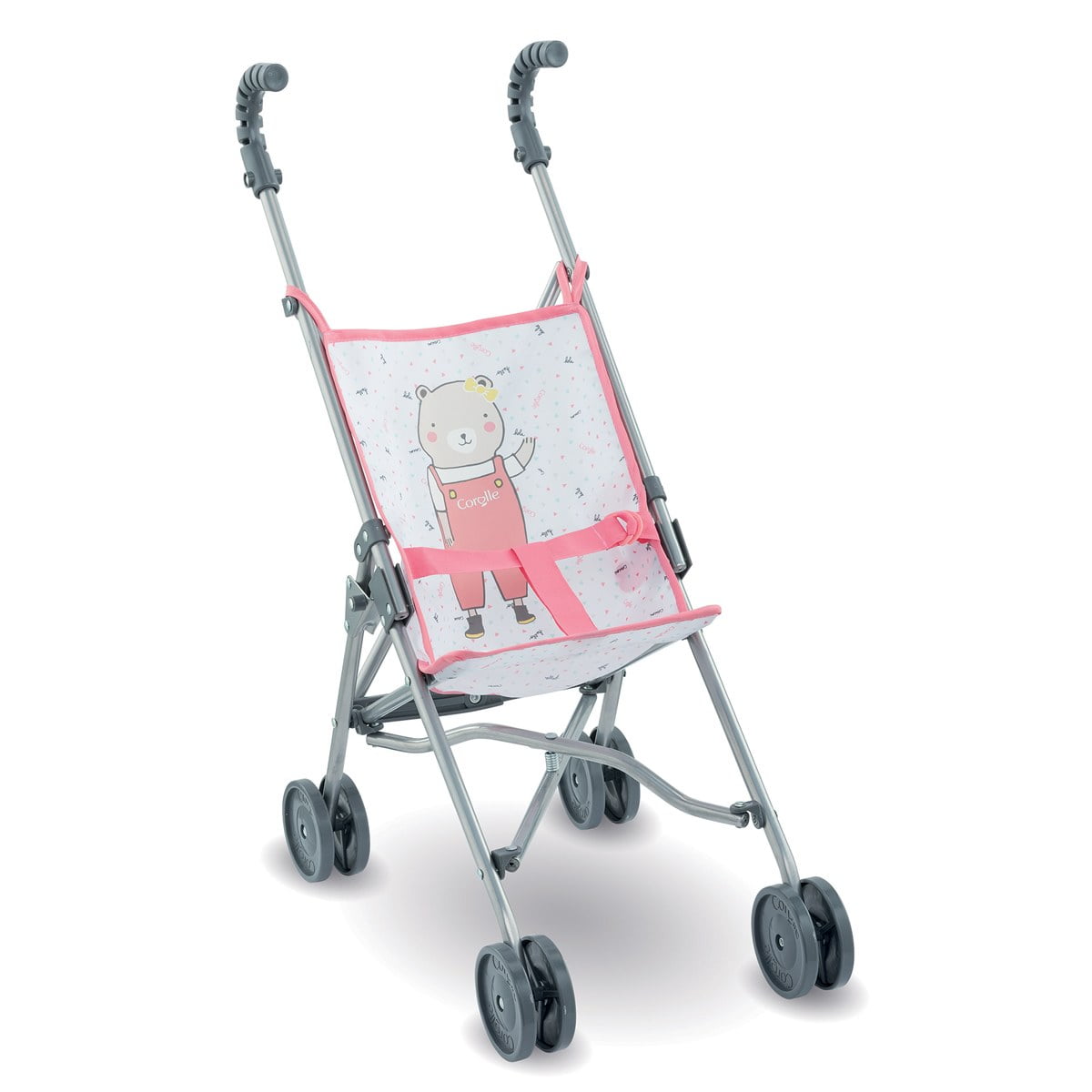 Corolle Umbrella Doll Stroller Pink Inspired by Stroller for Real Babies