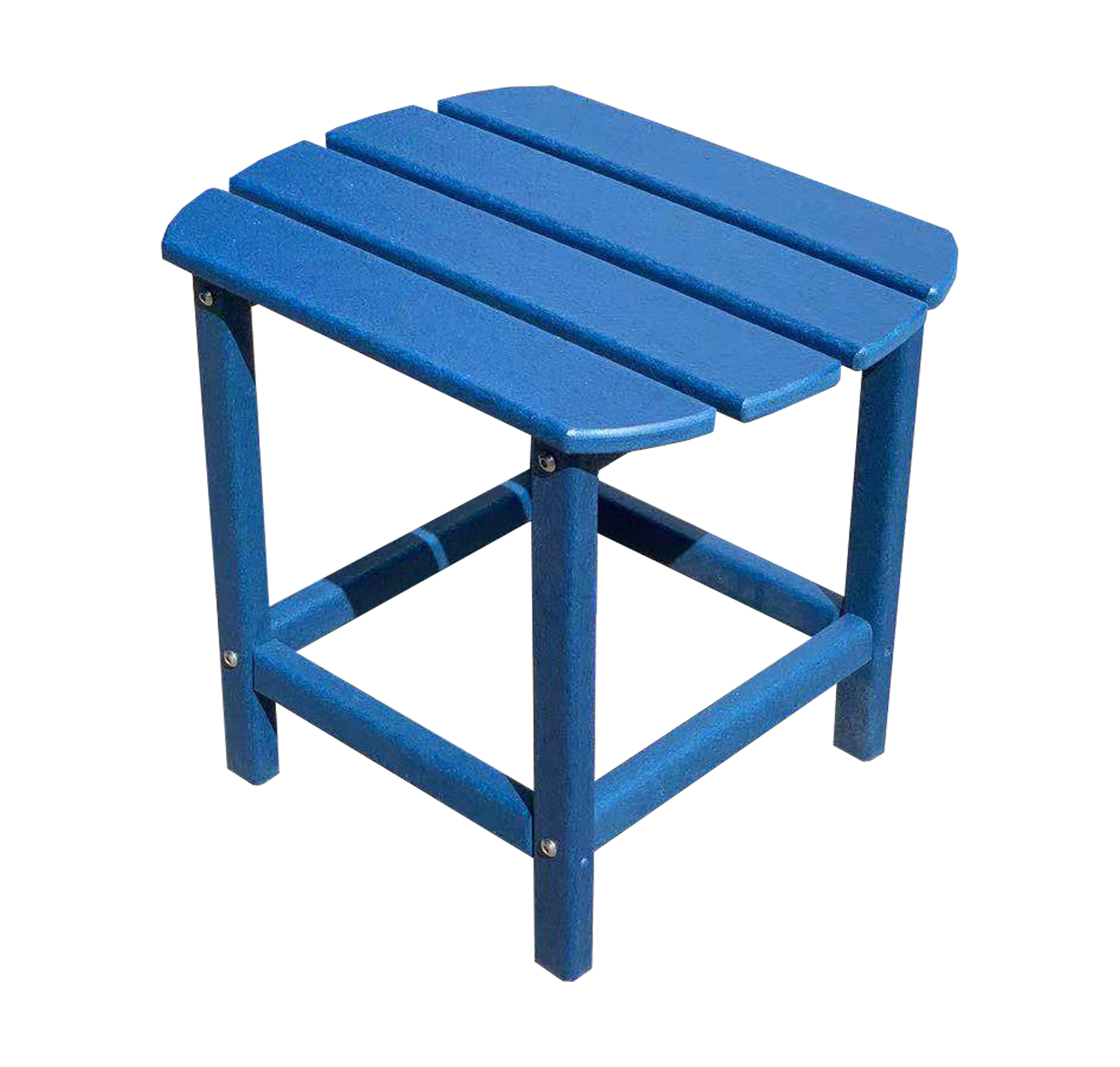 Corona 18" Recycled Plastic Side Table Navy