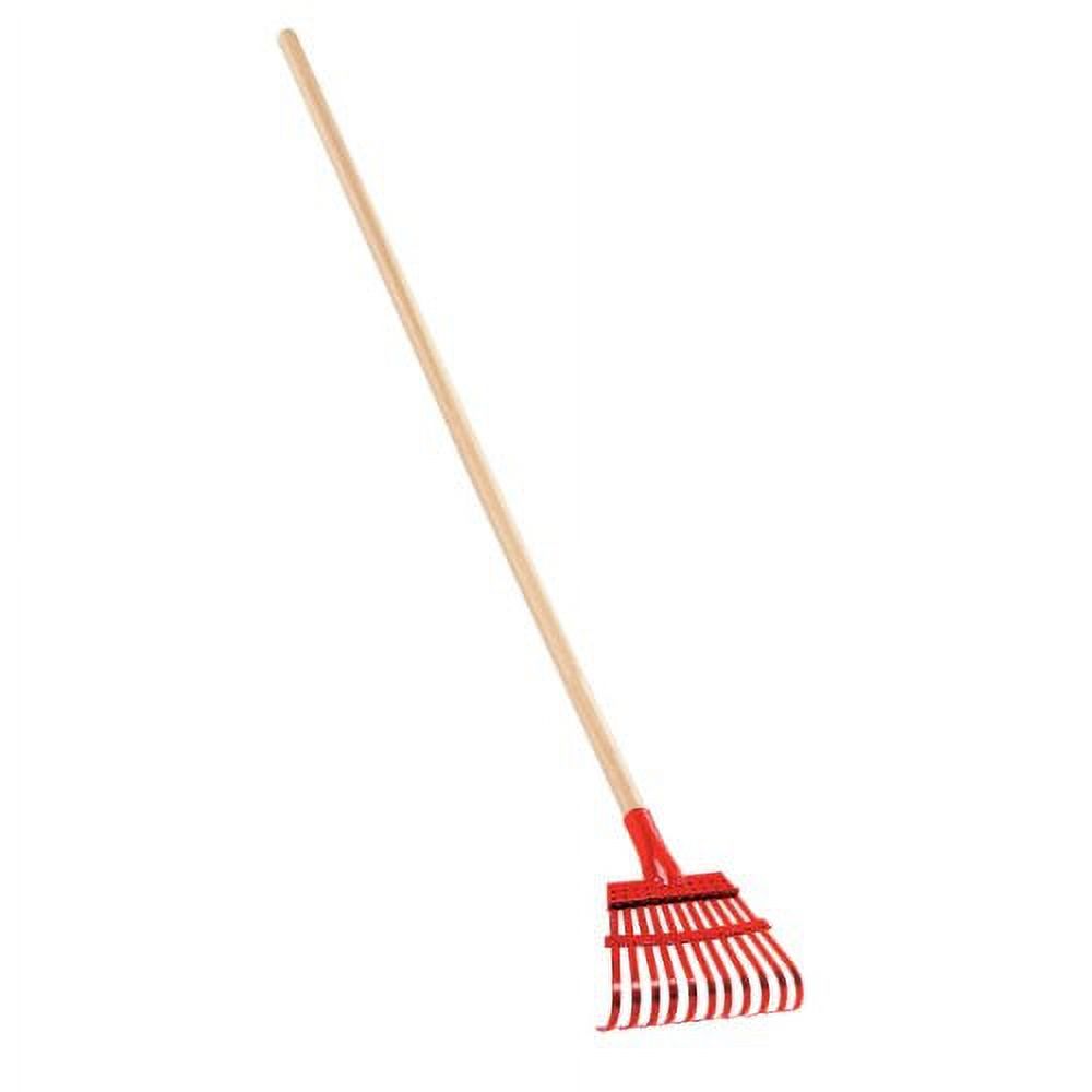 Fixed Rake Corona RK 62000 Flexible Fixed Tine Shrub Rake, Wood Handle, 8-Inch ...