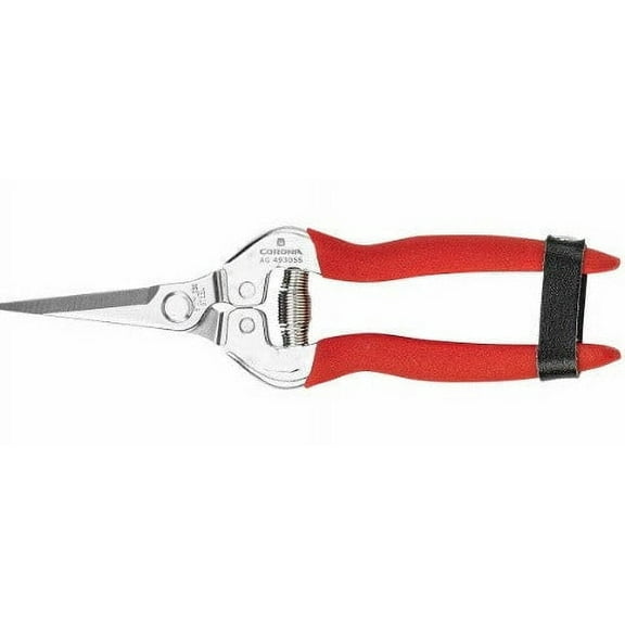 Corona AG 4930SS Stainless Steel Long Straight Pruning / Pruner Snip Clippers - Quantity of 1