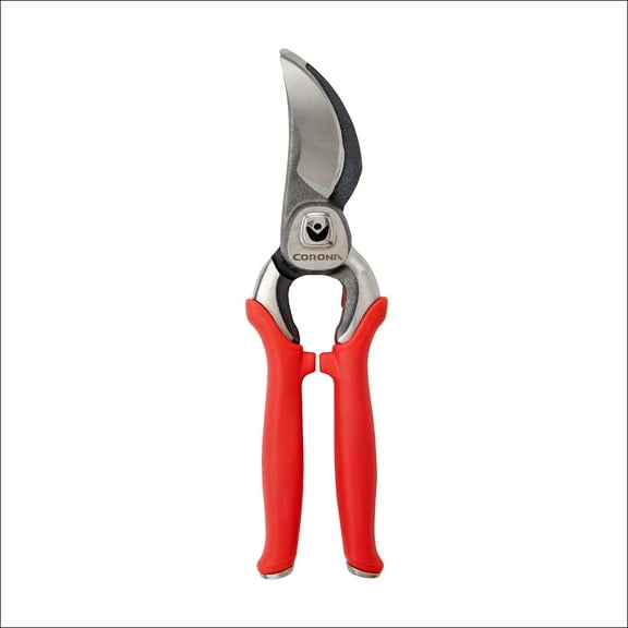 Corona BP 7100D Forged Steel DualCUT Bypass Hand Pruner-1 Inch Cut Capacity Stem and Branch Garden Shears, 1 in, Red C49