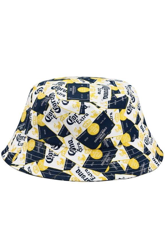 Corona Bottle Label All-Over Printed Bucket Hat