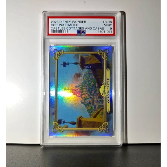 Corona Castle T2025 Topps Disney #C-16 Card Tangled PSA 9