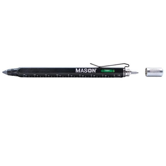 Corona Clipper 273366 Mason 6-in-1 Builders Tool, Black