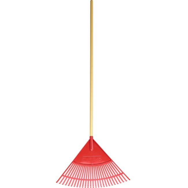 Clipper Raking Corona Clipper RK 25024 24 in. Poly Rake With Wood Handle - Walmart.com