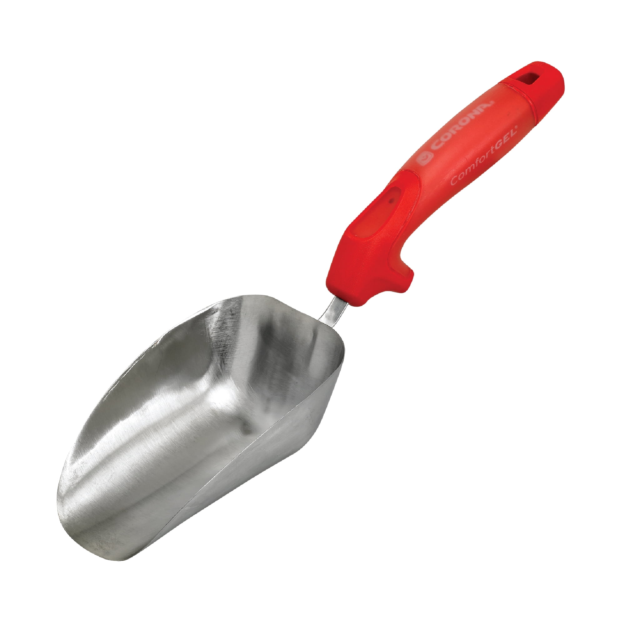 Corona Red ComfortGEL Stainless Steel Garden Hand Scoop