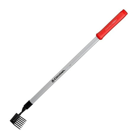 Corona Extended REACH 7-Tine Raised Bed Garden Rake with ComfortGEL Grip