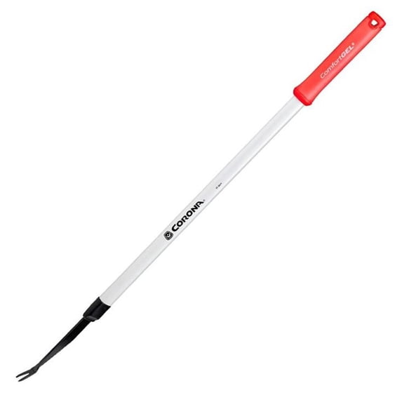 Corona Extended Reach Steel 2-Prong Weeder with ComfortGEL Grip