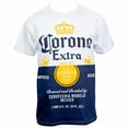 thumbnail image 1 of Corona Extra 47488-Small Corona Extra Beer Label Design Mens White T-Shirt - Small, 1 of 2
