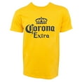 thumbnail image 1 of Corona Extra 47491-XX-Large Corona Extra Crown Logo Yellow Mens T-Shirt - 2XL, 1 of 2