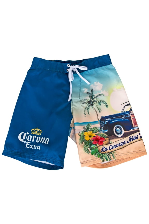 Crown Symbol and Beach Swimsuit-Small