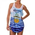 thumbnail image 1 of Corona Extra Beach Scene Women's Cover Up Tank Top-Small, 1 of 1