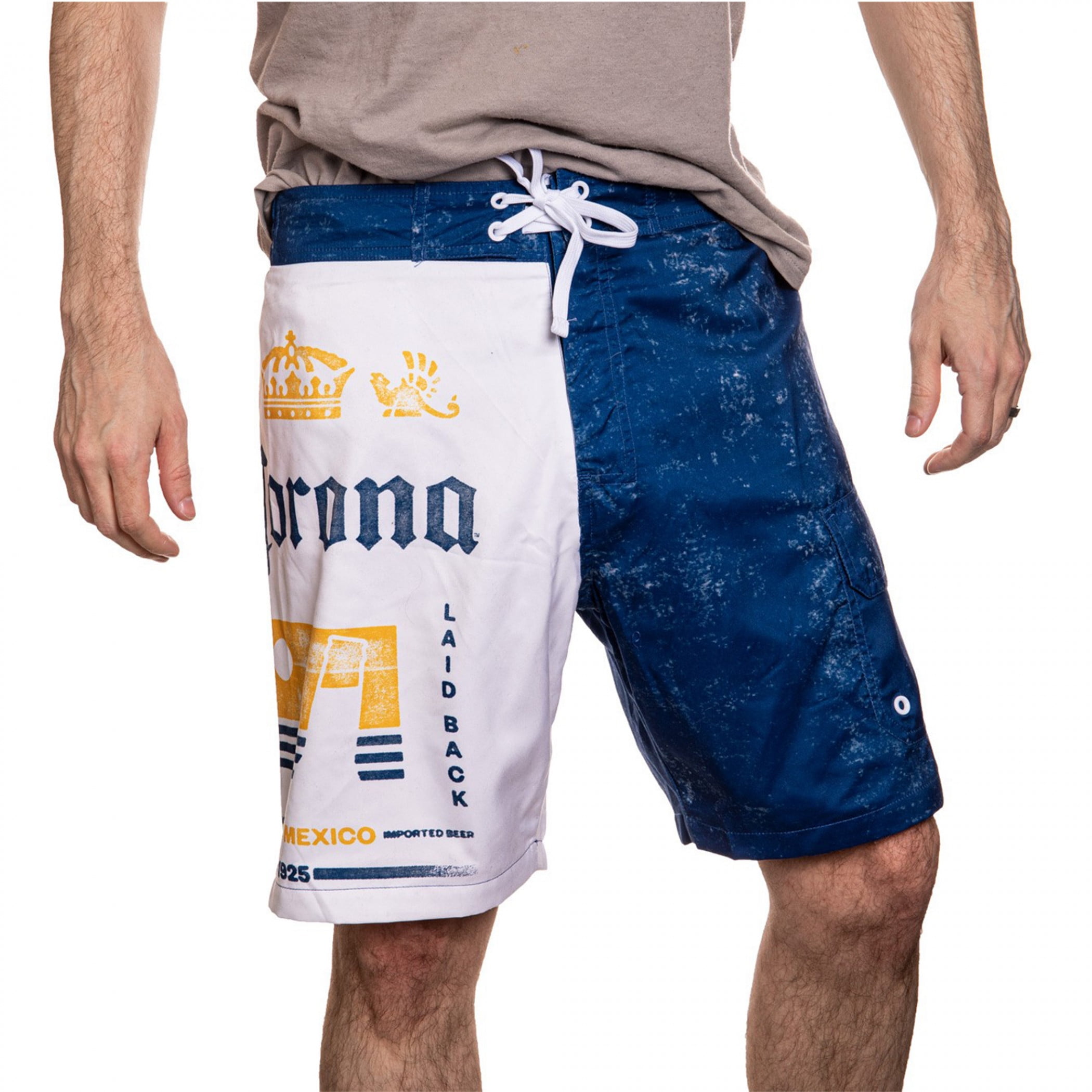 Corona Extra Beer 1925 Label Laid Back Board Shorts-Small - Walmart.com