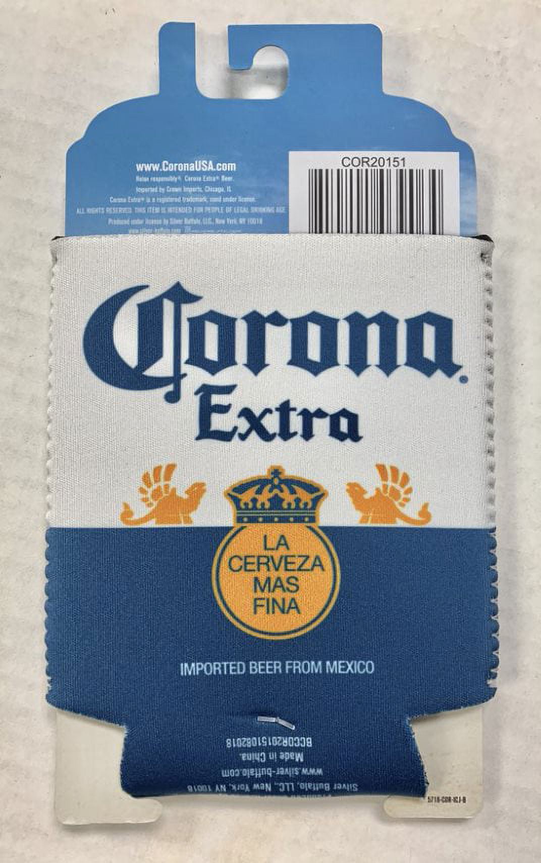 Corona Extra Beer Bottle Label Can Cooler - Walmart.com