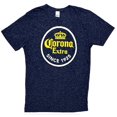 thumbnail image 1 of Corona Extra Beer Cerveza Men's Official Merchandise Since 1925 Tee T-Shirt (Small, Navy Heather), 1 of 3