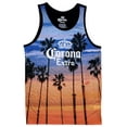 thumbnail image 1 of Corona Extra Beer Cerveza Men's Sunset Graphic Sleeveless Tank Top Tee T-Shirt (X-Large, Multi), 1 of 2