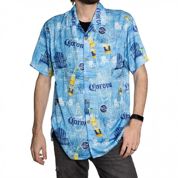 Corona Extra Blue Hawaiian Shirt-XLarge