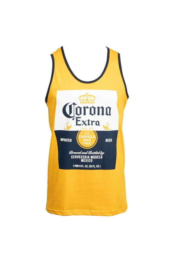 Classic Label Design Gold Ringer Tank-Medium