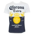 thumbnail image 1 of Corona Extra  Corona Extra Beer Label Design Mens White T-Shirt - Large, 1 of 1