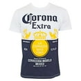 thumbnail image 1 of Corona Extra  Corona Extra Beer Label Design Mens White T-Shirt - Small, 1 of 1