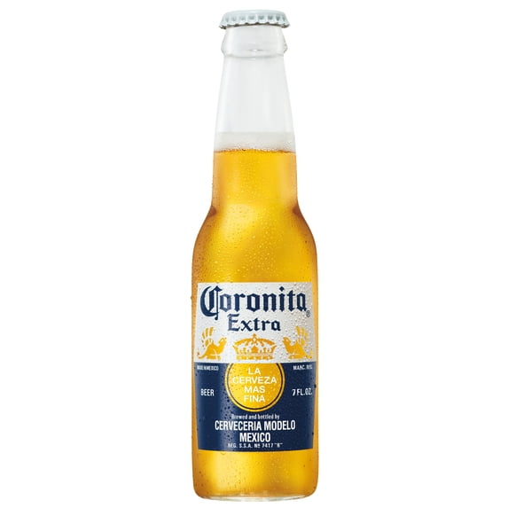 Corona Extra Coronita Mexican Lager Beer, 12 pk 7 fl oz Bottles, 4.6% ABV