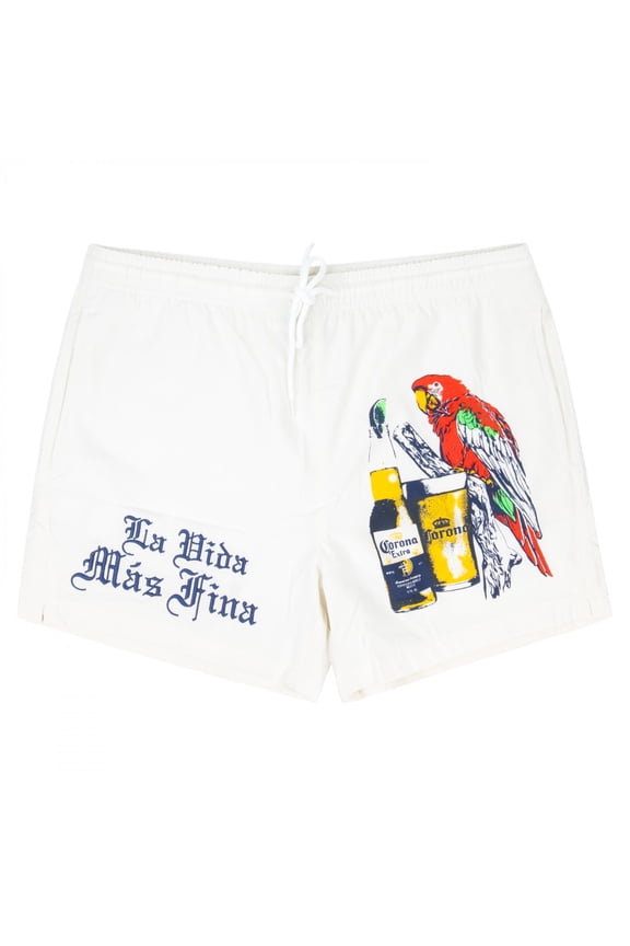 La Vida Mas Fina Parrot Board Shorts-Medium (32-34)