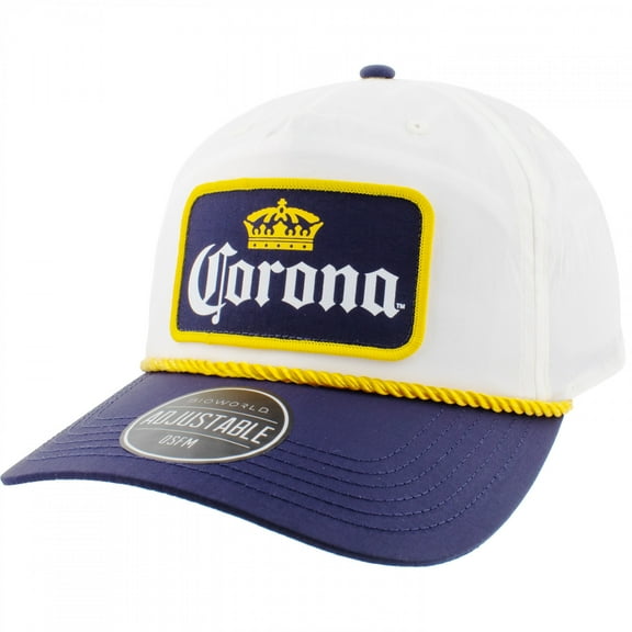 Corona Extra Logo Adjustable Snapback White Hat