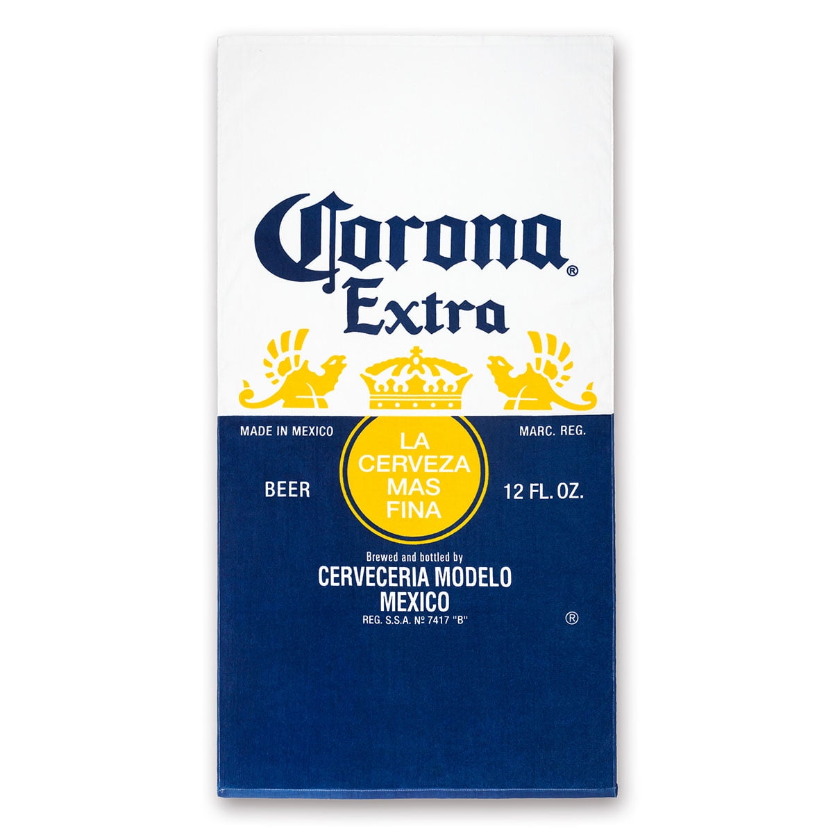 Corona Extra Logo Beer 30x60 inches Licensed Beach Towel